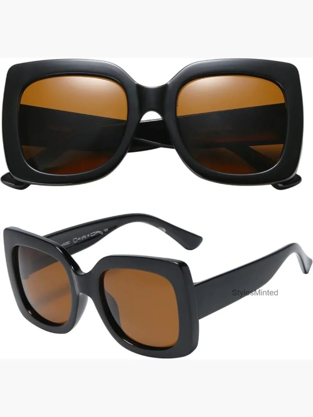 Girls Oversized Square Polarized Sunglasses BPA Free